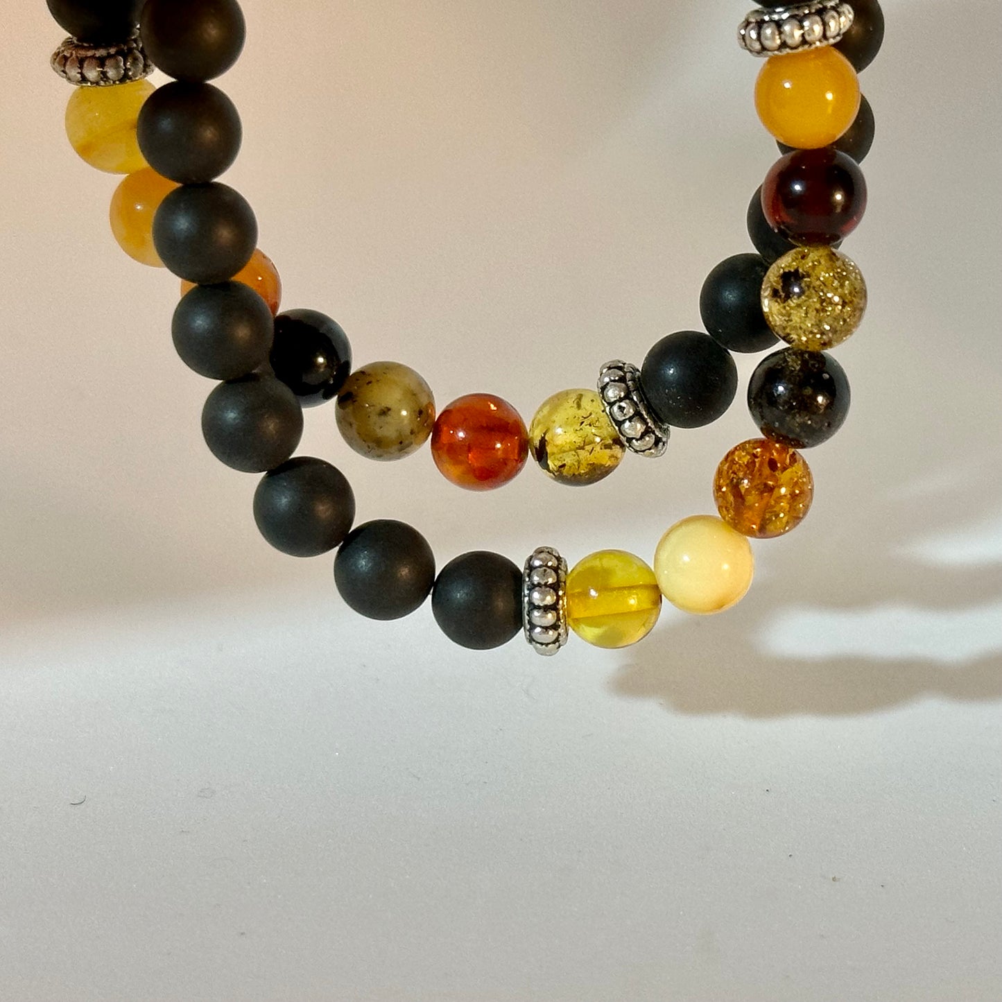 Playful amber bracelet