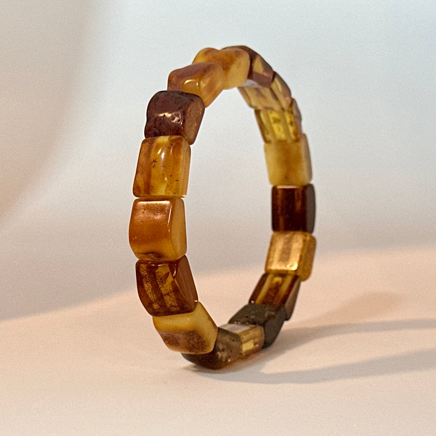 Warm multicolor tennis bracelet