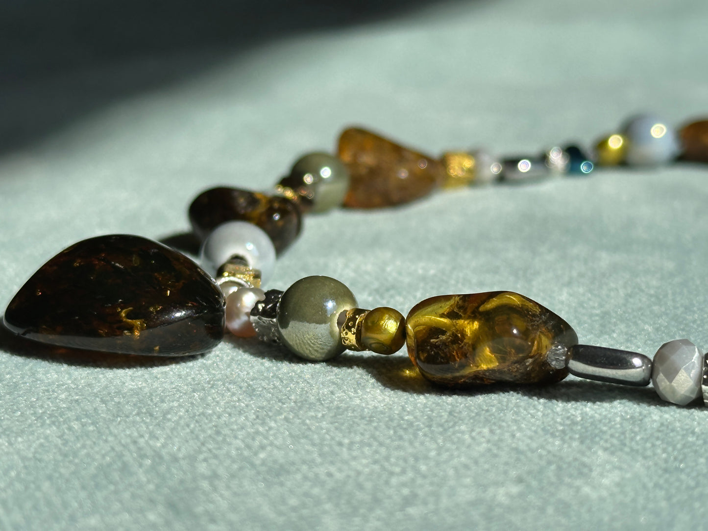 Forest heart necklace