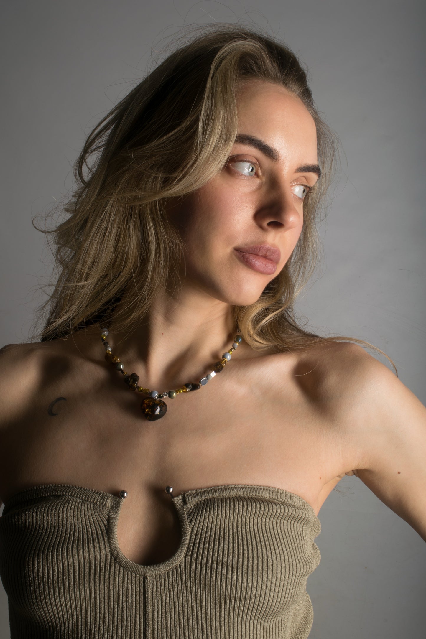 Forest heart necklace