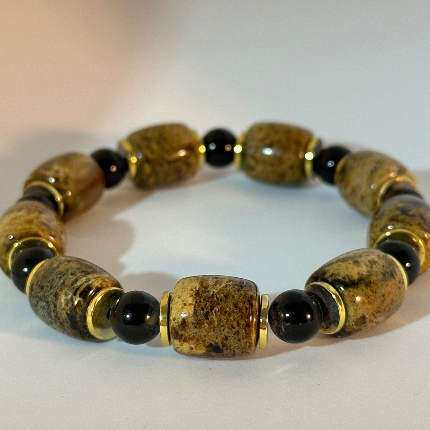 Ancient charm amber bracelet