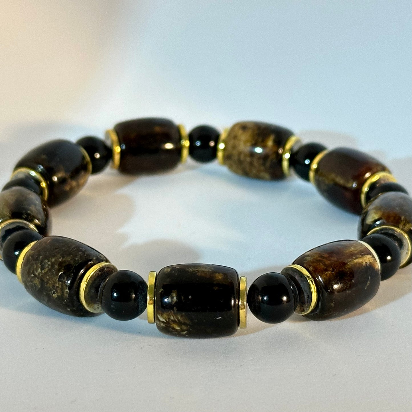 Ancient charm amber bracelet