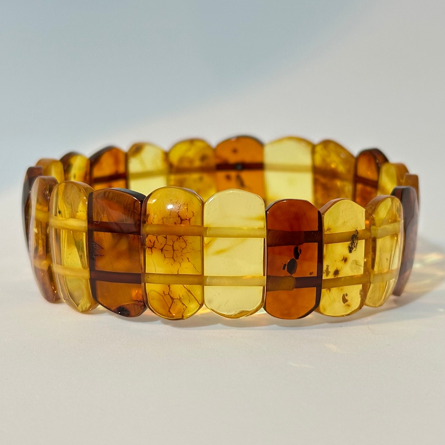 See-through amber bracelet