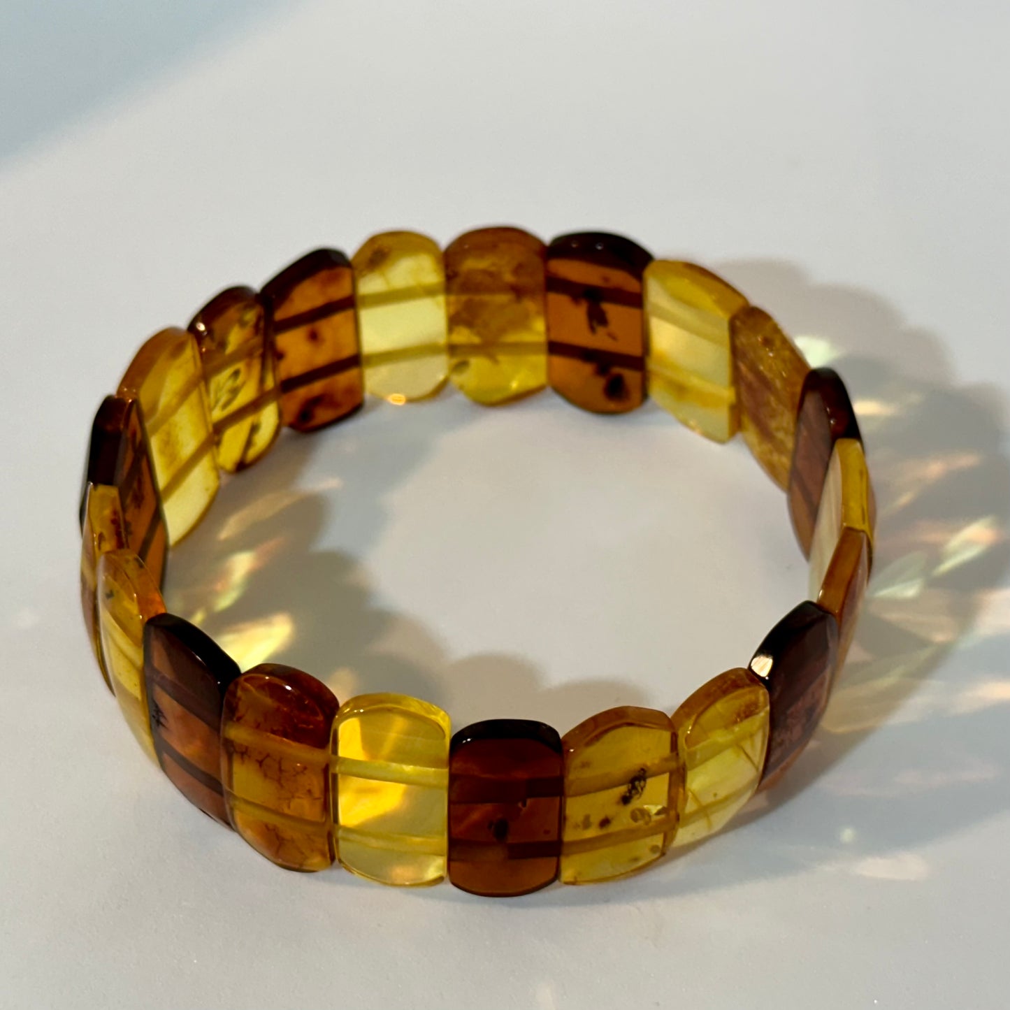 See-through amber bracelet