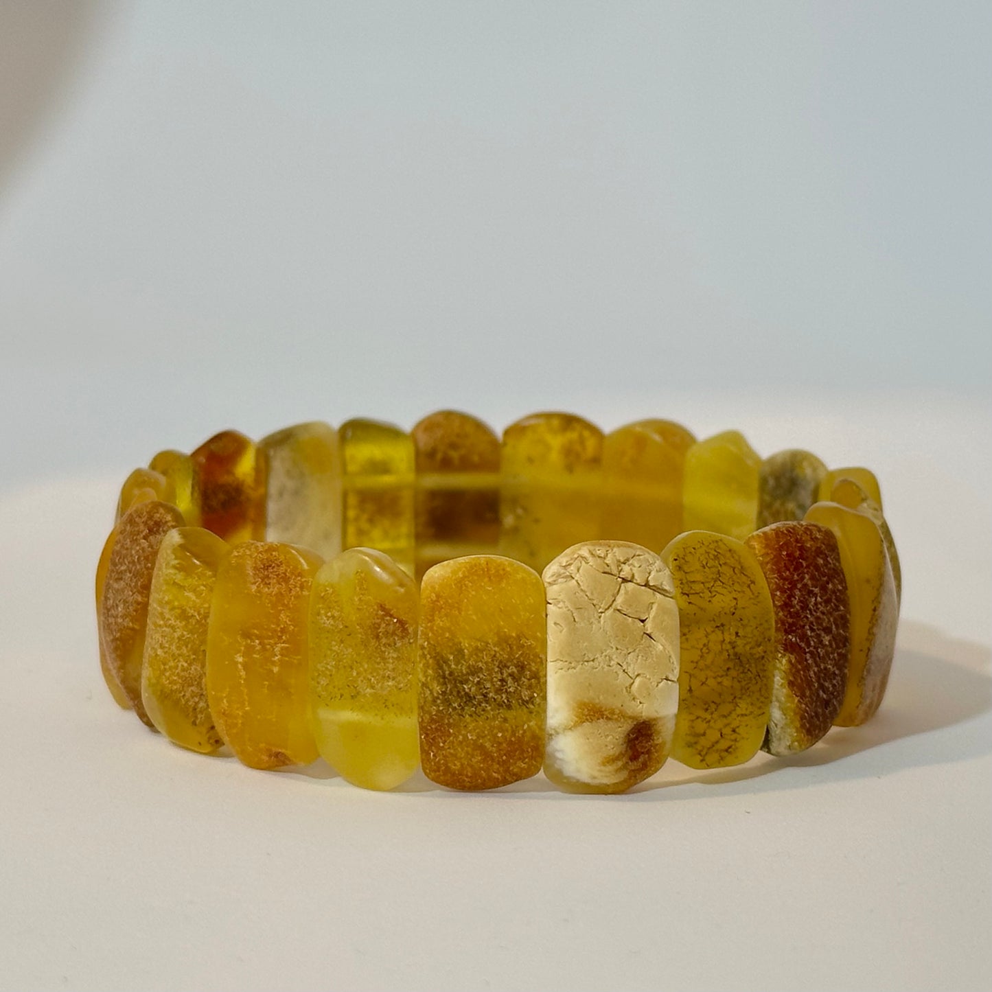 Matte amber bracelet