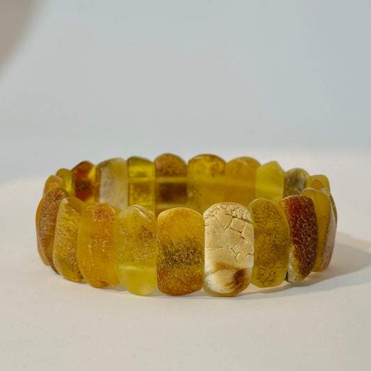 Matte amber bracelet