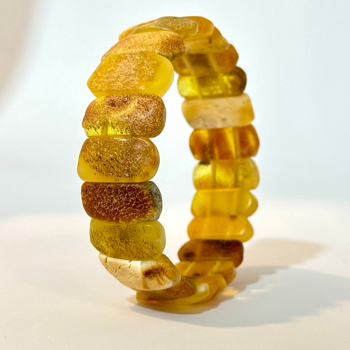 Matte amber bracelet