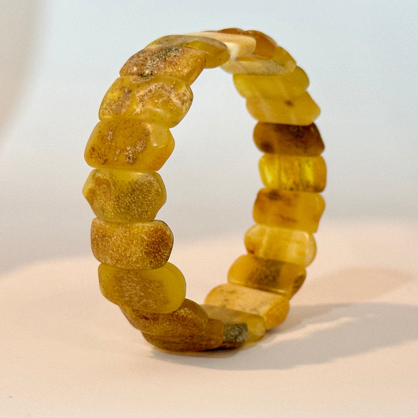 Matte amber bracelet