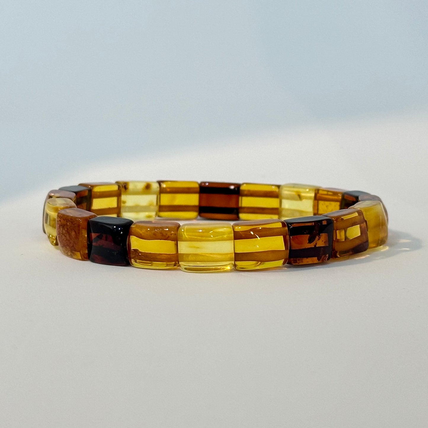 Tennis amber bracelet