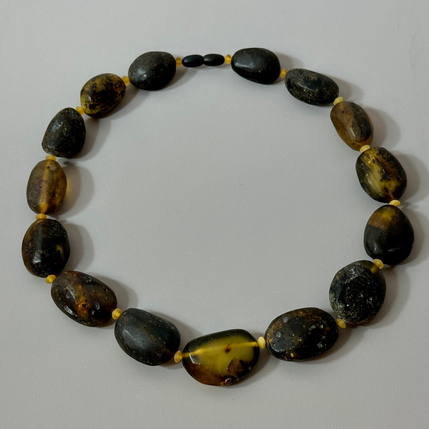 Lithuanian soul amber necklace