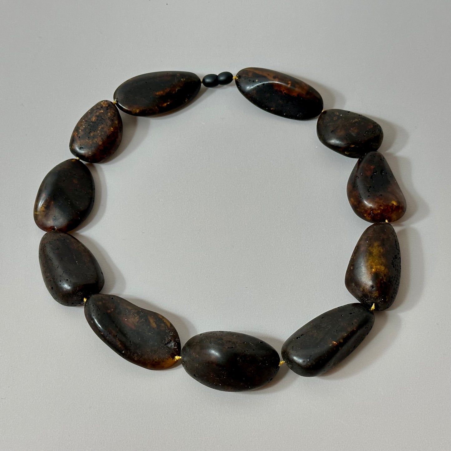 One-of-a-kind matte amber