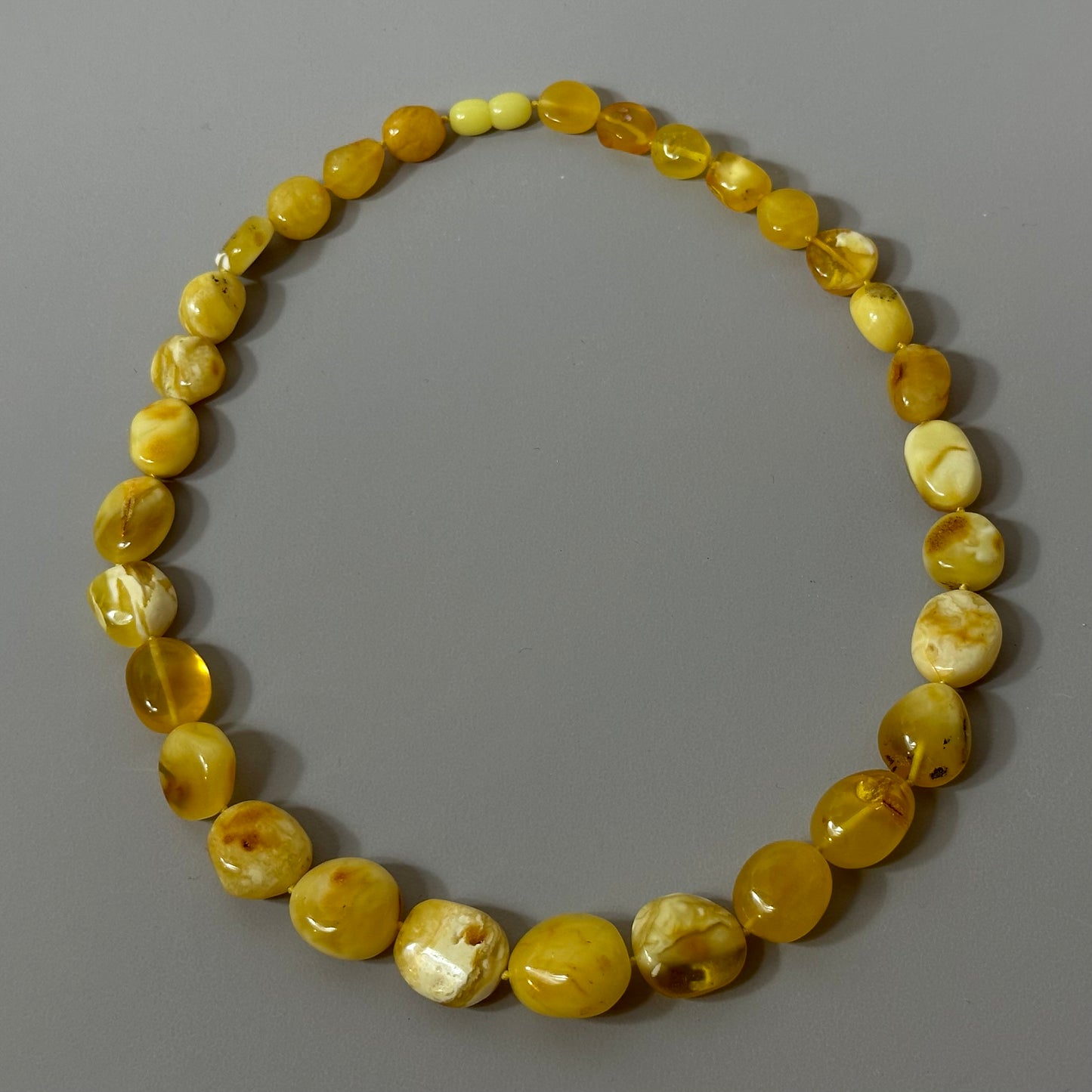 Sunlit amber necklace